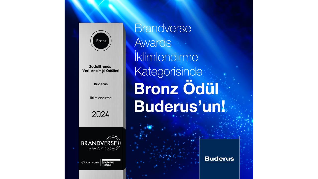 Buderus’un aktif sosyal medya yönetimine Brandverse Awards’tan Bronz ödül geldi