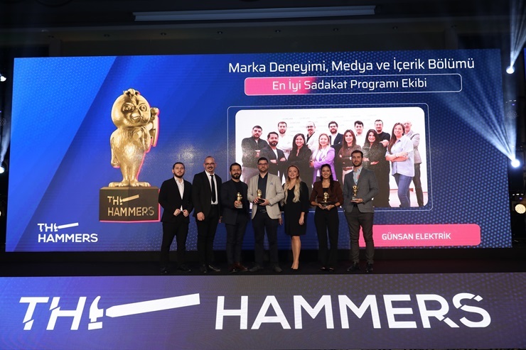 The Hammers’tan Günsan Elektrik’e 4 Kategoride Altın Ödül