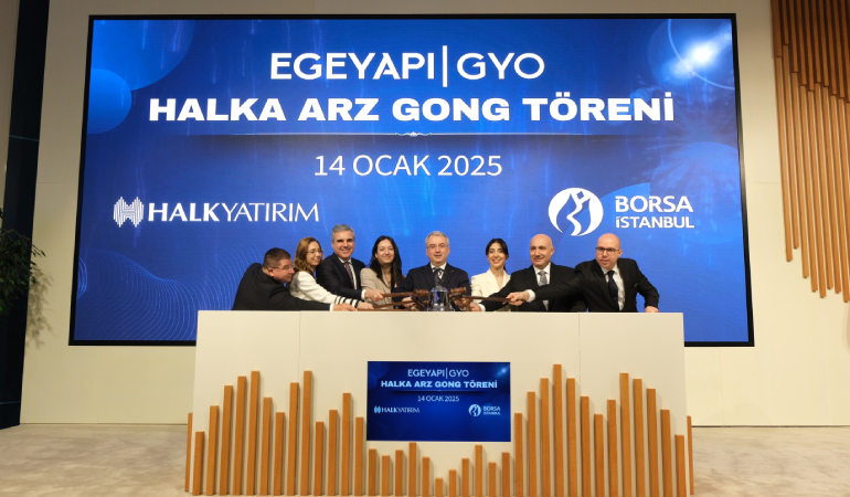 Borsa İstanbul’da gong EgeYapı Avrupa GYO adına çaldı